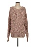 Easel Tweed Pink Pullover Sweater Size S - photo 1