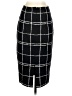 Express Plaid Black Formal Skirt Size 2 - photo 2
