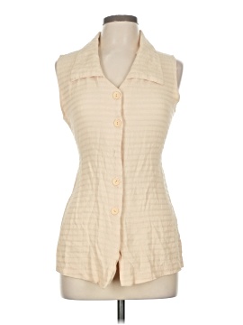 Assorted Brands Sleeveless Button Down Shirt