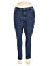 Merona Polka Dots Blue Jeans Size 18 - photo 1