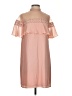 Express 100% Rayon Pink Casual Dress Size S - photo 1
