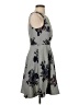 Elle Floral Gray Cocktail Dress Size 4 - photo 4