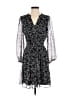 MSK 100% Polyester Black Casual Dress Size 8 (petite) - photo 1