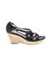 Sole Senseability Black Blue Wedges Size 10 - photo 1