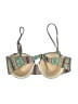 L Space Print Green Swimsuit Top Size M - photo 2