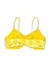 Unbranded Floral Yellow Swimsuit Top Size S - photo 2