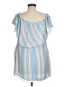 WAYF Stripes Blue Casual Dress Size M - photo 2
