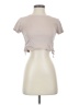 MNG Tan Short Sleeve Top Size XS - photo 1