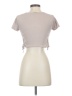 MNG Tan Short Sleeve Top Size XS - photo 2