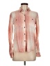 Mudd Plaid Orange Long Sleeve Button-Down Shirt Size M - photo 1