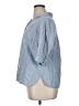 Catherines Blue Short Sleeve Button-Down Shirt Size 0XWP - photo 5