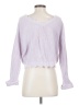 Jessica Simpson 100% Cotton Purple Pullover Sweater Size XS - photo 2