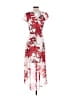 Julia Jordan 100% Polyester Floral Red Cocktail Dress Size 4 - photo 2