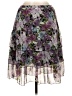 Notations 100% Polyester Floral Purple Casual Skirt Size M (petite) - photo 2