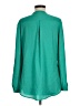 Calvin Klein 100% Polyester Teal Green Long Sleeve Blouse Size M (estimated) - photo 2