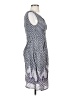 Nanette Lepore 100% Polyester Paisley Gray Cocktail Dress Size 4 - photo 4