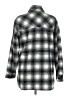 Thread & Supply 100% Polyester Plaid Gray Fleece Size L - photo 2