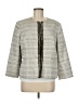 Kasper 100% Polyester Silver Ivory Cardigan One size - photo 1