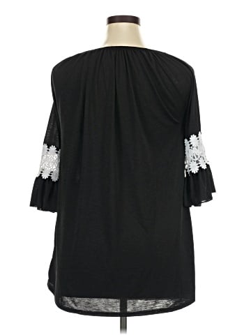 Win Win 3/4 Sleeve Blouse (view 2)