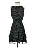 Halogen 100% Polyester Polka Dots Black Casual Dress Size S - photo 1