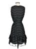 Halogen 100% Polyester Polka Dots Black Casual Dress Size S - photo 2