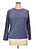 Hue 100% Polyester Blue Pullover Sweater Size XL - photo 1