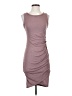 Leith Solid Gray Casual Dress Size S - photo 1