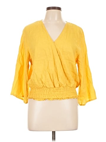Calligraphie 3/4 Sleeve Blouse (view 1)