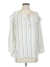 Tribal Ivory 3/4 Sleeve Blouse Size M - photo 1
