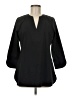 Foxcroft Black 3/4 Sleeve Blouse Size 6 - photo 1