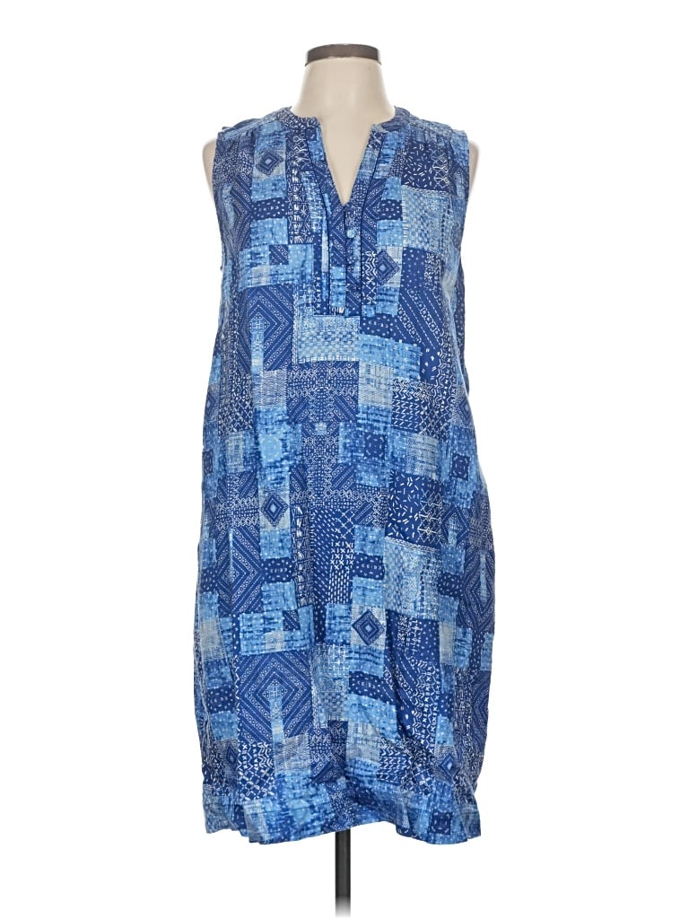 Pre-owned J. Mclaughlin Casual Dress In Blue