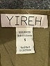Yireh 100% Rayon Solid Brown Green Jumpsuit Size S - photo 4