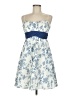 Ruby Rox Floral Blue Cocktail Dress Size 9 - photo 1