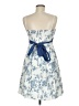 Ruby Rox Floral Blue Cocktail Dress Size 9 - photo 2