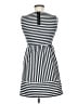 Monteau Stripes Black Casual Dress Size M - photo 2