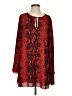 Buddy Love 100% Polyester Paisley Red Casual Dress Size S - photo 1