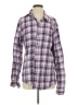Assorted Brands 100% Cotton Plaid Purple Long Sleeve Button-Down Shirt Size L - photo 1