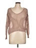 Shein 100% Polyester Metallic Tan Pullover Sweater Size L - photo 1