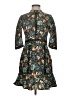 Walter Baker 100% Polyester Print Teal Cocktail Dress Size 4 - photo 1