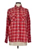 Forever 21 Plaid Red Long Sleeve Button-Down Shirt Size M - photo 1