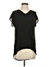 Unbranded 100% Polyester Black Short Sleeve Blouse Size S - photo 1