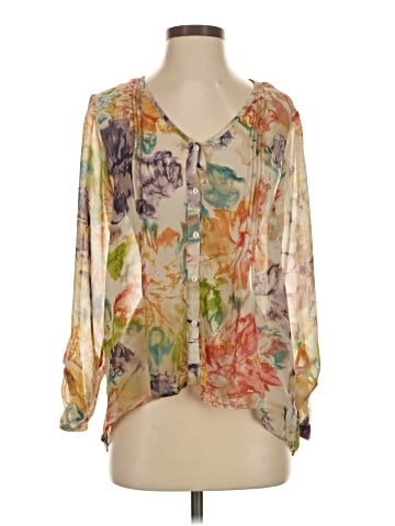 Pins and Needles 3/4 Sleeve Blouse (view 1)