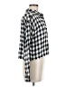 ABound Checkered-gingham Black Long Sleeve Blouse Size M - photo 4