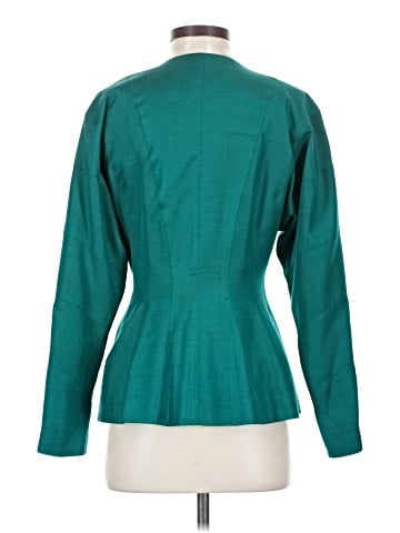 Carmen Marc Valvo Silk Blazer (view 2)
