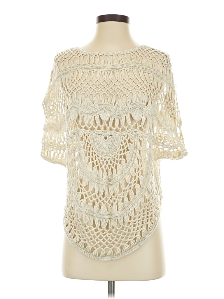 Pre-owned Garage Cardigan Sweater In White