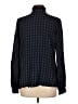 CAbi 100% Rayon Checkered-gingham Black Long Sleeve Button-Down Shirt Size L - photo 2
