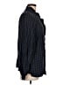CAbi 100% Rayon Checkered-gingham Black Long Sleeve Button-Down Shirt Size L - photo 4