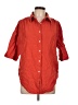 Unbranded 100% Cotton Red 3/4 Sleeve Button-Down Shirt Size XL - photo 1