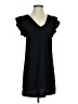 Express Outlet 100% Polyester Solid Black Casual Dress Size XXS - photo 1