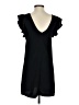 Express Outlet 100% Polyester Solid Black Casual Dress Size XXS - photo 2